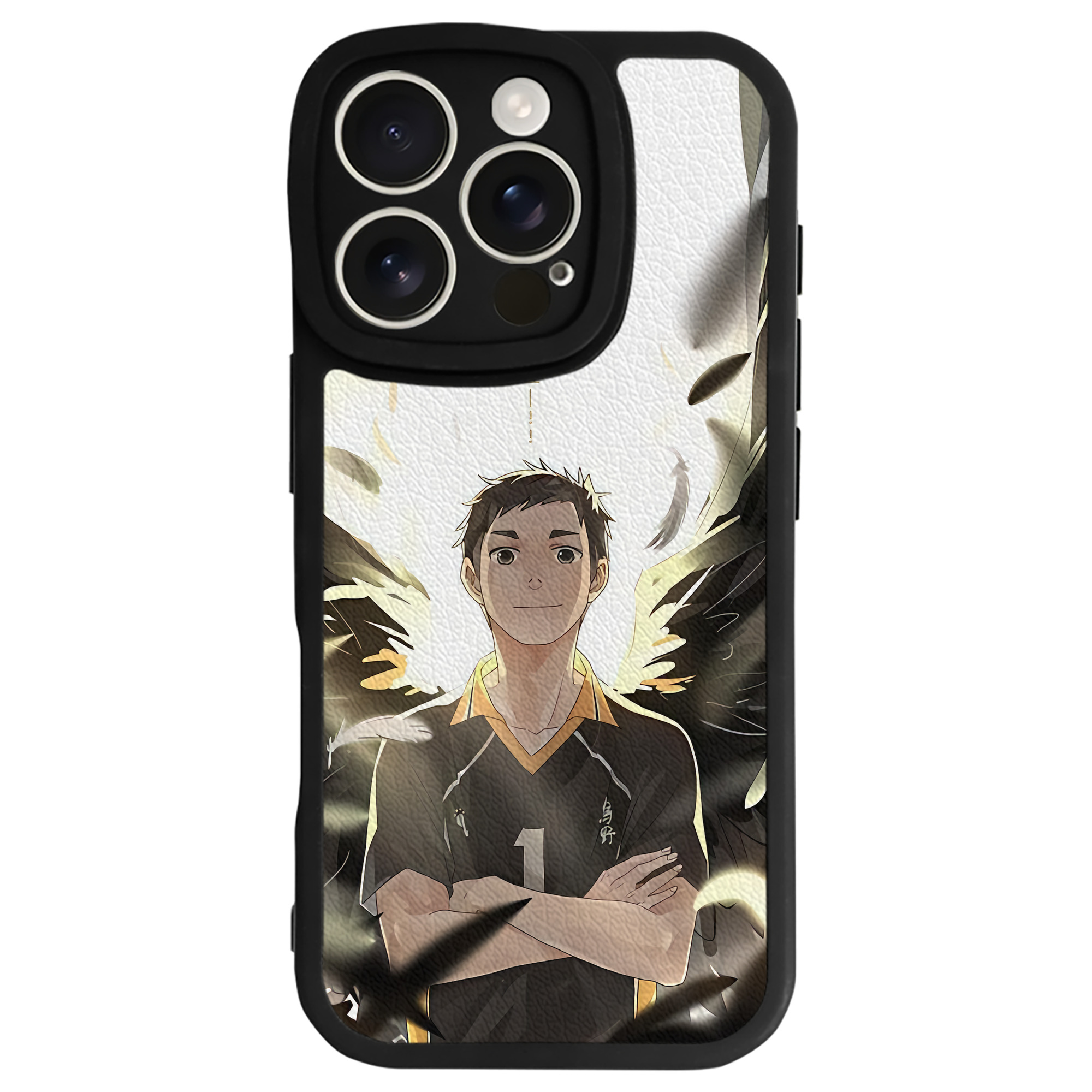 （画像用） ハイキュー!! Haikyu!! 【iPhone 16シリーズ対応】シリコンスマホケース（レザー調） 材質：シリコン